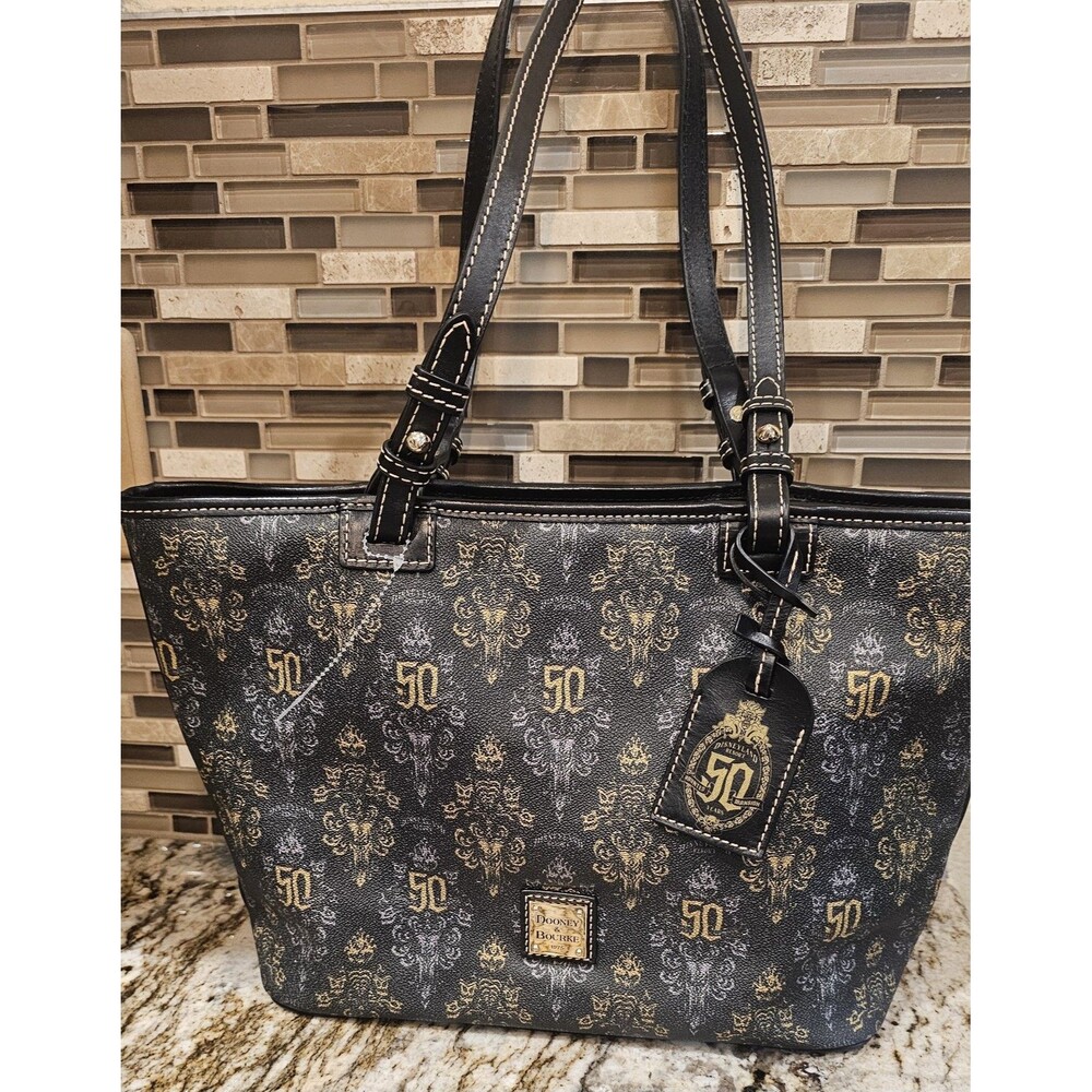 Disney Haunted Mansion 50th Anniversary Dooney & Bourke Tote